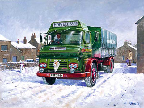 Commer in the snow